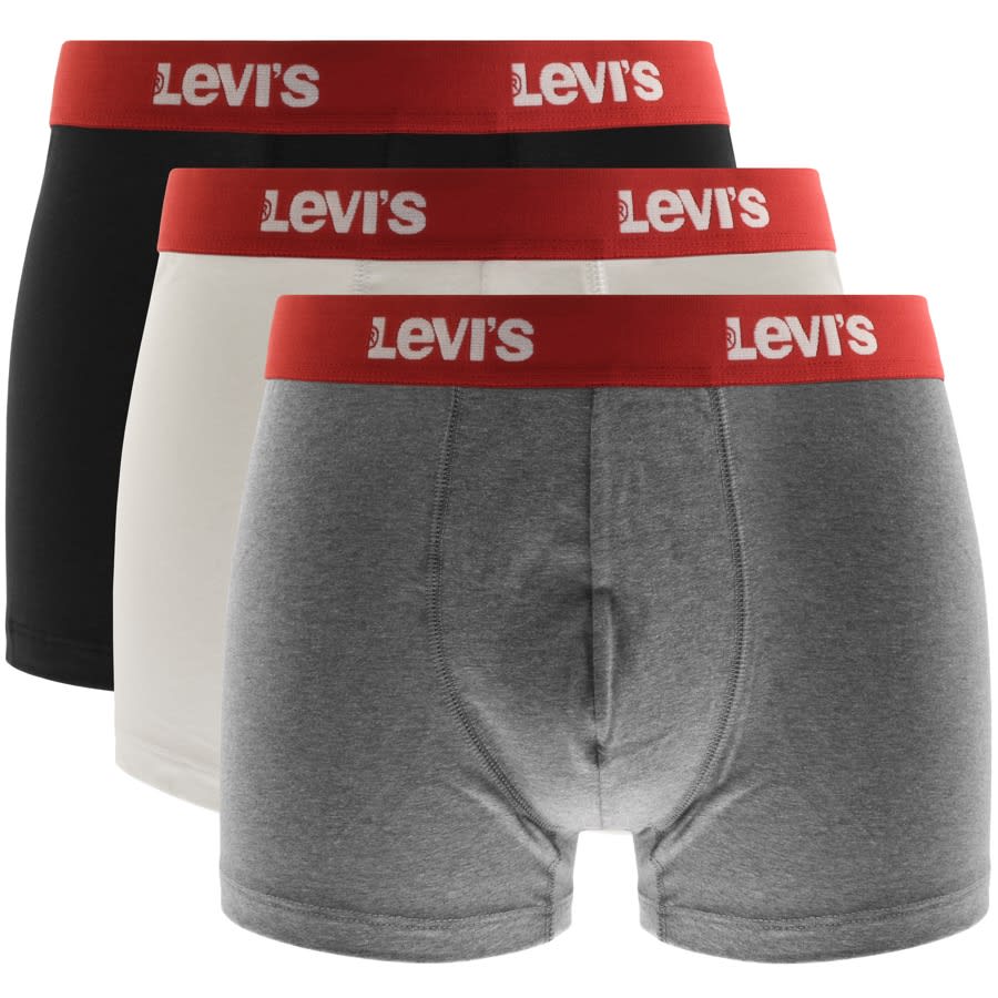 Alternative Image for ProductLevis Underwear 3 Pack Boxer Trunks White1